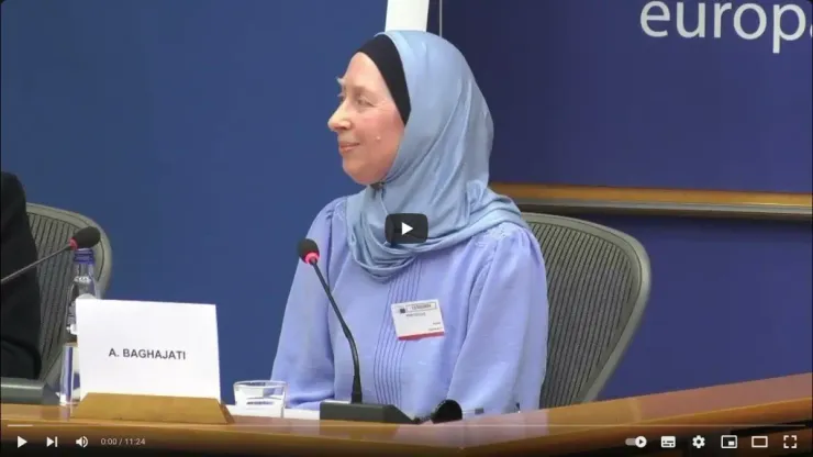 Amina Baghajati at the EU Parliament on raising awareness of disinformation and foreign interference